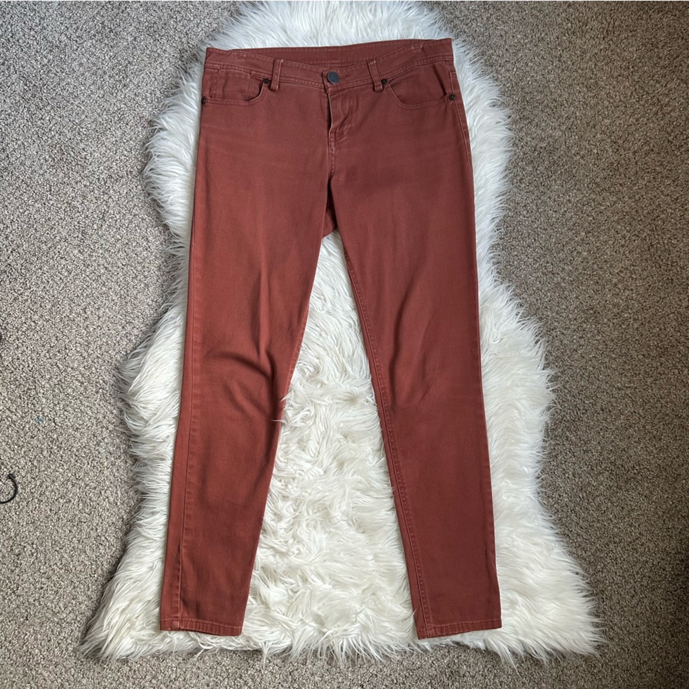 Willi Smith Straight Leg Jeans in Rust; Burnt Orange Size 26